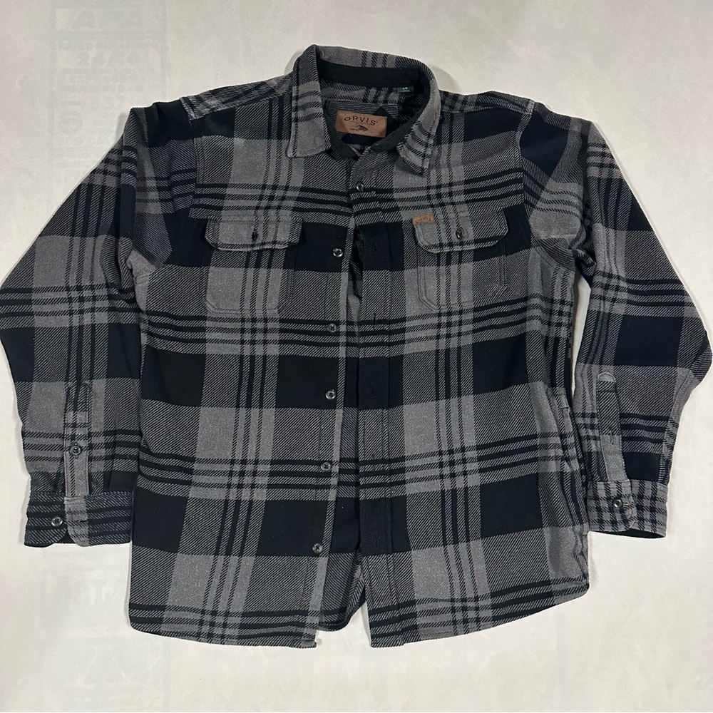Orvis Men’s Large Heavyweight Flannel Shirt